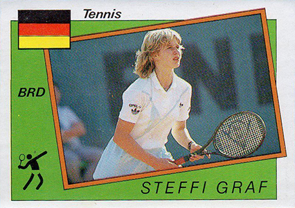 1986 Panini Supersport Steffi Graf