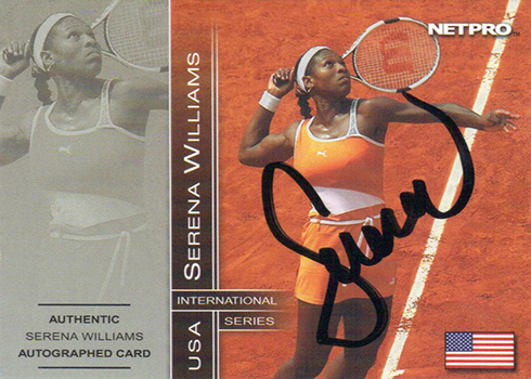 2003 NetPro Serena Williams Autograph 500