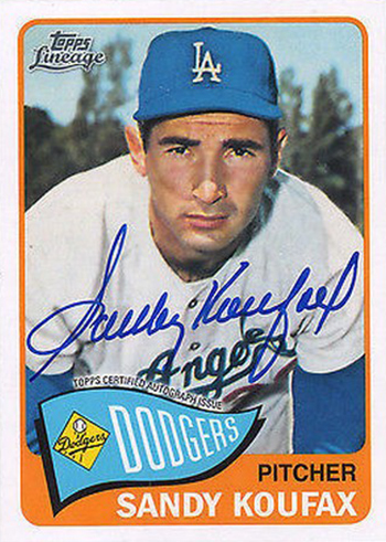 Sandy Koufax Baseball Cards
