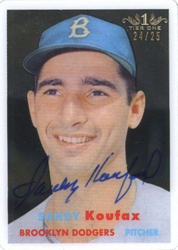 Most Valuable Sandy Koufax Baseball Cards