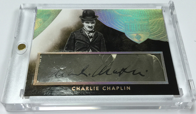 2015-16 Panini Eminence Basketball Cut Signatures Charlie Chaplin