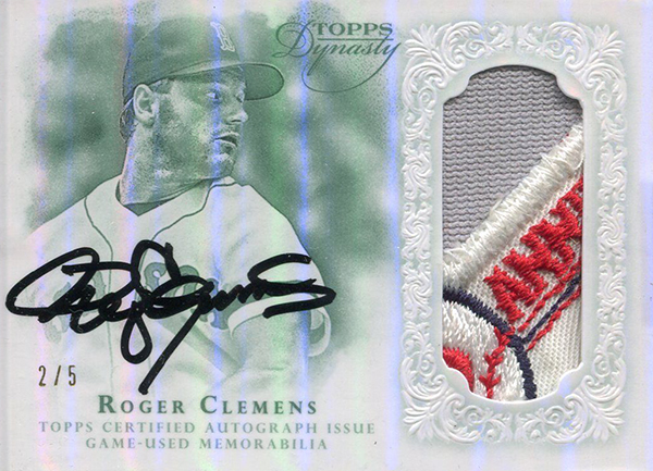 2015 Topps Dynasty - Autographed Dual Relic Greats #ADRG-SC2