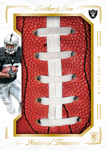 2015 Panini National Treasures Football Leather and Laces