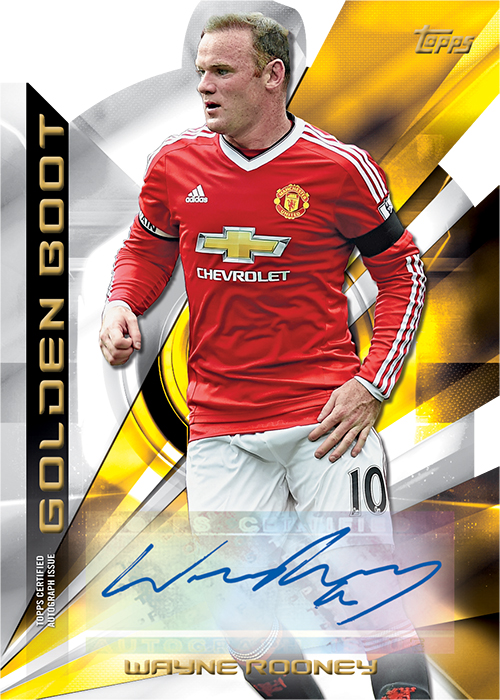 2015 Topps Premier Gold Golden Boot Autographs Wayne Rooney
