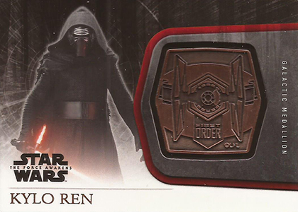 2015 Topps SW TFA Medallion M-40 Kylo Renn