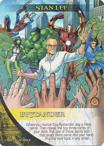 2015 Upper Deck Marvel 3-D Legendary Stan Lee