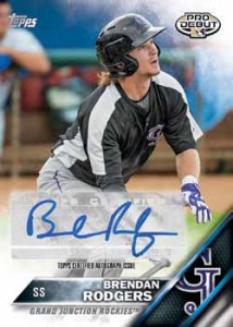 2016 Topps Pro Debut Baseball Autographs