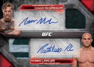2016 Topps UFC Knockout Dominant Duos Dual Signature