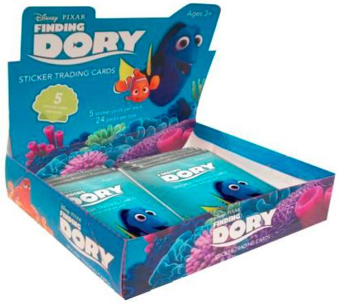 2016 Upper Deck Finding Dory Stickers Cards Box