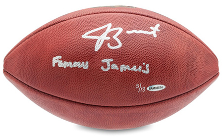 Jameis Winston Signed Football UDA Famous Jameis