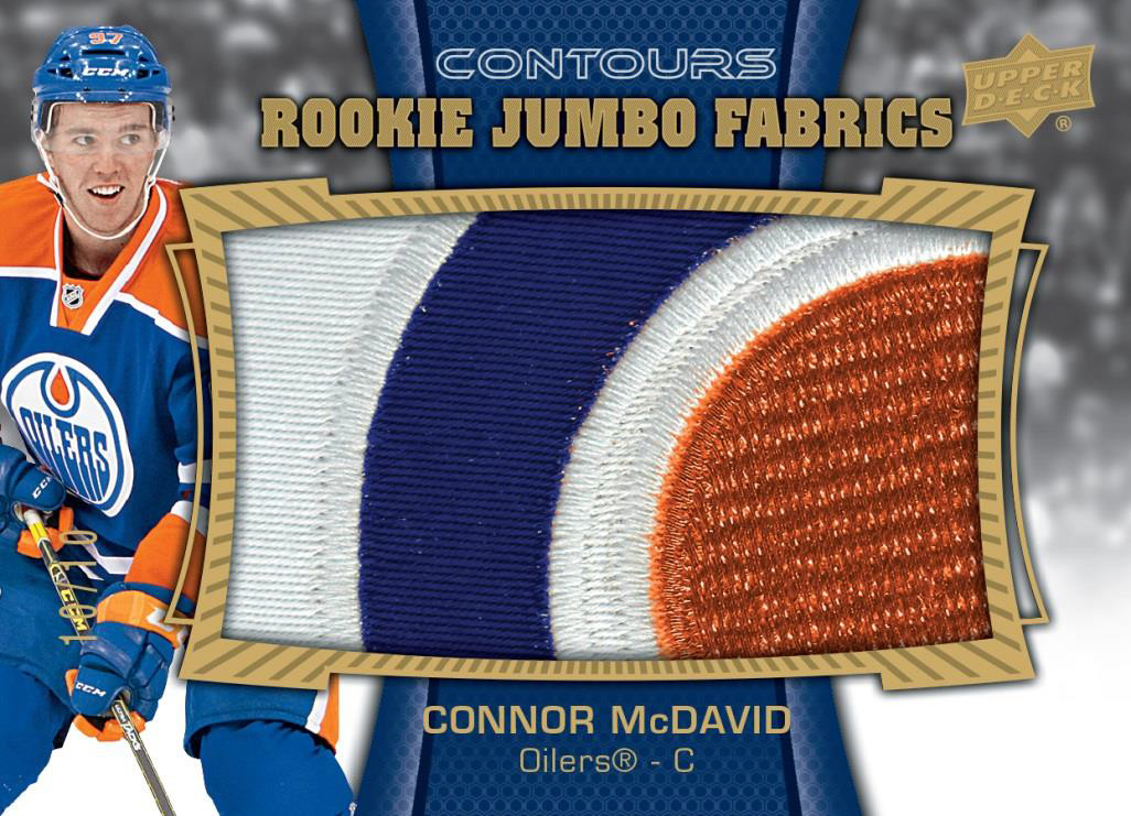 2015/16 Connor Mcdavid Autographed Rookie Patch Upper Deck 