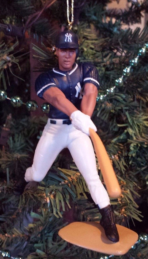 NEW YORK YANKEES BASEBALL JERSEY 2018 HALLMARK CHRISTMAS ORNAMENT