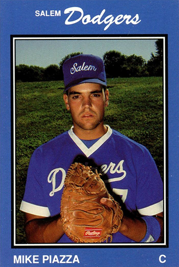 1992 Bowman #461 Mike Piazza Los Angeles Dodgers Rookie