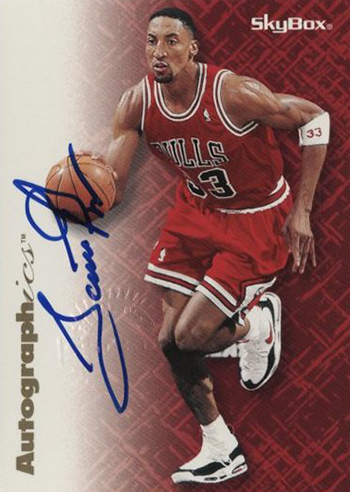 Allen Iverson Autographed 1996-97 Skybox Premium Rookie Card