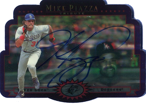 1996 SPx Mike Piazza Autograph