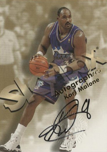 1998-99 SkyBox Autographics Karl Malone