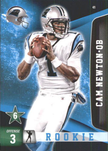 NFL 2011 Topps Football Cam Newton Trading Card LPR-1 NFL Shield