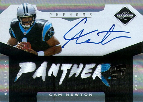 Cam Newton 2011 Score Signatures Rookie Auto Rc #315