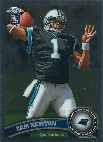 2011 TOTALLY CERTIFIED - CAM NEWTON ROOKIE AUTO - #209/299 - PANTHERS /  SAINTS