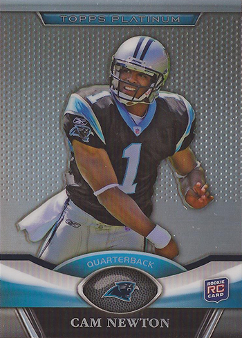 cam newton jersey card