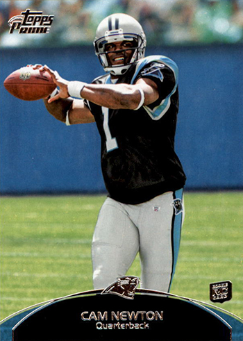 2011 Topps Football #200 Cam Newton Rookie Card at 's Sports  Collectibles Store