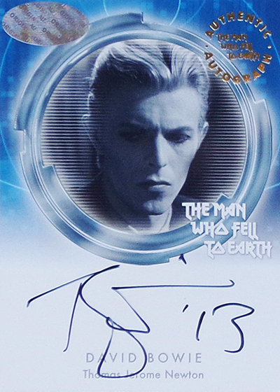 2014 Man Who Fell to Earth David Bowie Autograph A