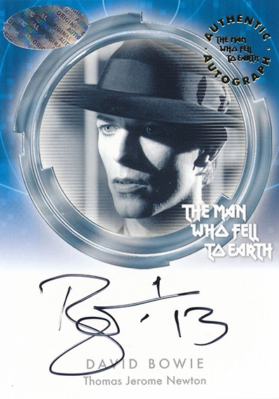 2014 Man Who Fell to Earth David Bowie Autograph B