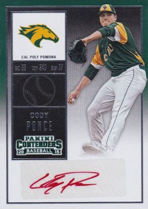 2015 Panini Contenders Baseball College Ticket Autographs