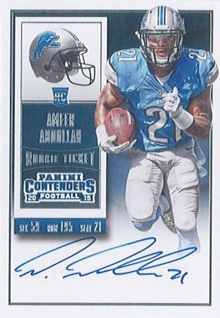 : 2015 Panini Contenders Season Ticket #22 Richard