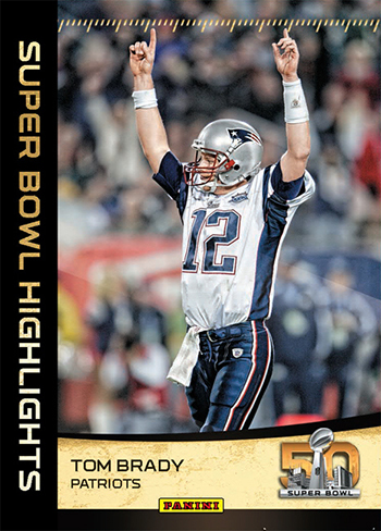 2015 Panini Super Bowl Highlights Tom Brady