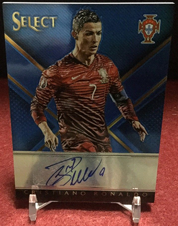 2015 Select Ronaldo Autograph Blue