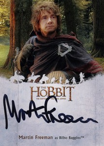 2016 Cryptozoic Hobbit Battle of Five Armies Autograph Martin Freeman
