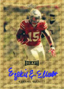 2016 Leaf Metal Football Superprismatic Ezekiel Elliott