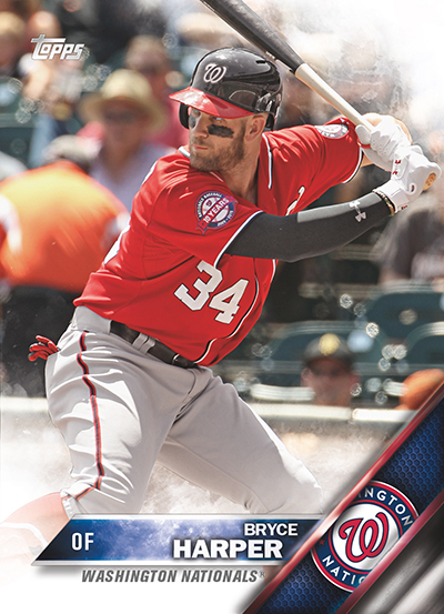 Bryce Harper - 2016 Topps NOW CARD 233 - Available until 1:30 PM ON 7/10/16  - Federal Baseball