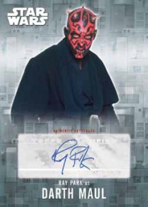 2016 Topps Star Wars Evolution Autograph Park