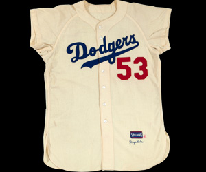 1959 Don Drysdale Game Worn Los Angeles Dodgers Jersey (MEARS A10), Lot  #80115