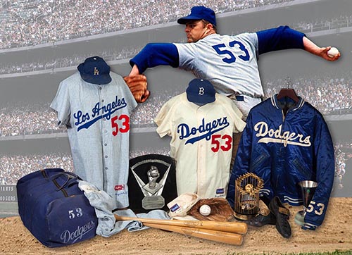 1965 Don Drysdale Game Worn Jersey