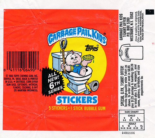 GPK Wrappers Series 6