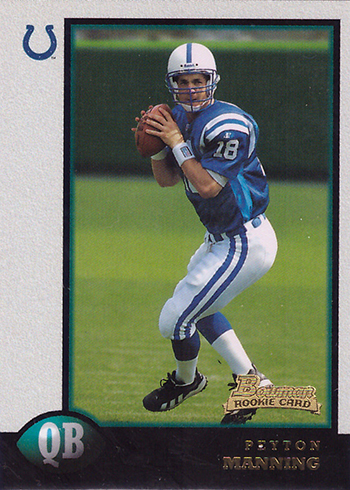 Peyton Manning Rookie Cards on   – Most Watched! – Wax Pack Gods