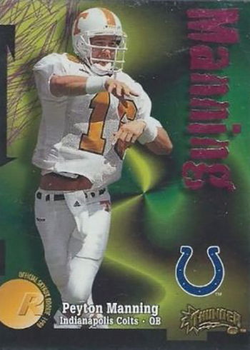 Peyton Manning Rookie Cards on   – Most Watched! – Wax Pack Gods