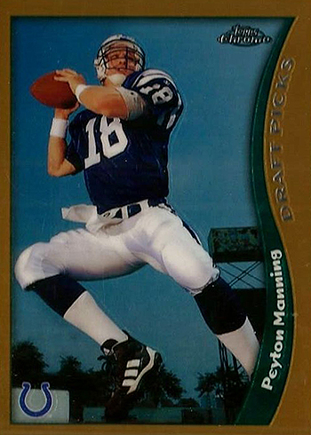 Peyton Manning Rookie Card Rankings and What's the Most Valuable