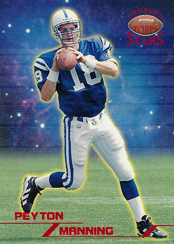 Peyton Manning 1998 Pacific Revolution #58 Rookie Card RC RARE HOF LOOK!!