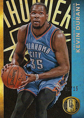2015-16 GS Bk 130 Kevin Durant Base Black
