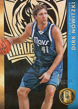 2015-16 GS Bk 137 Dirk Nowitzki Base Black