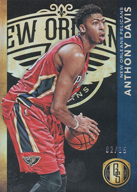 2015-16 GS Bk 35 Anthony Davis Base Black