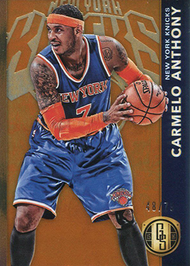2015-16 GS Bk 78 Carmelo Anthony Base AU