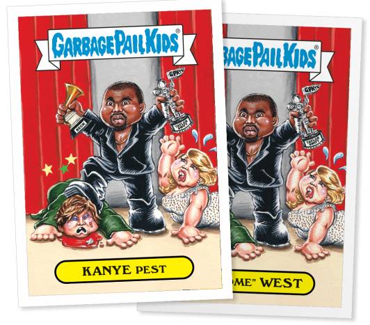 2016 Garbage Pail Kids Shammys Kanye West