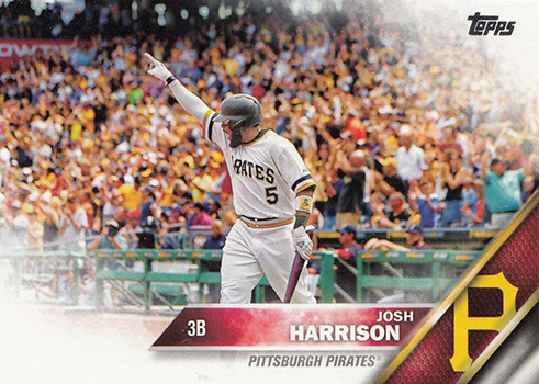  2016 Topps #96 Jose Bautista Baseball Card - Bat Flip