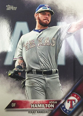 JOSH HAMILTON 2016 Topps Opening Day #OD102 BLUE FOIL PARALLEL