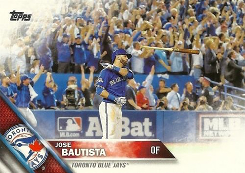 Jose Bautista Bat Flip by Justin Bateman